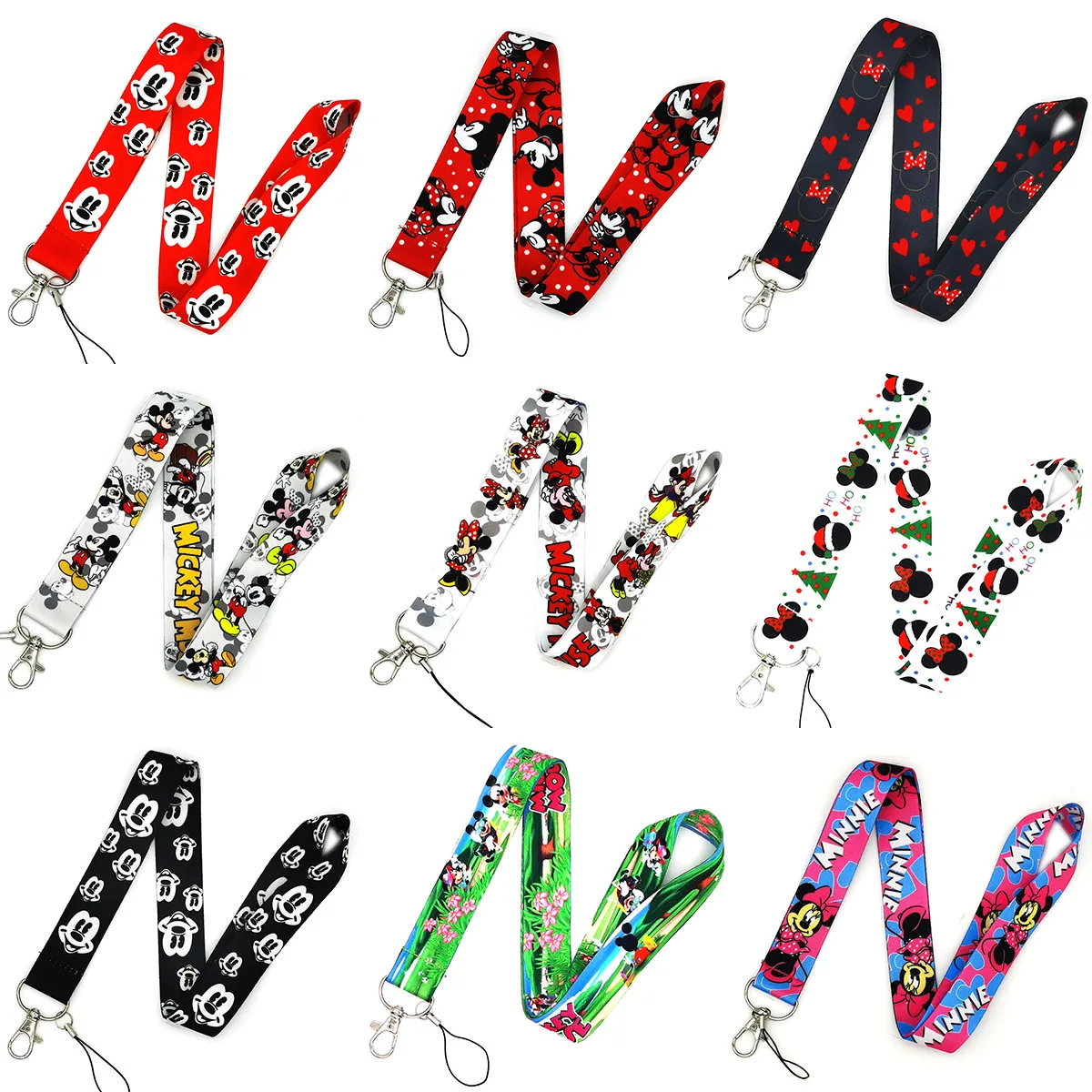 

Cell Phone Straps & Charms Mobile Neck Lanyards Key Chain ID Badge Card Holder Accessories Gift Wholesale 100Pcs