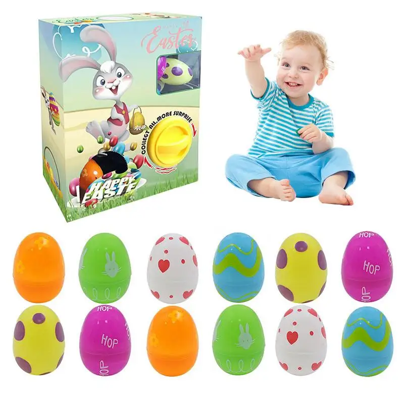 

Easter Eggs Easter Egg Surprise Filled Toys Easter Spring Party Favors For Kids Boys Girls Easter Eggs Hunt Random Raffle