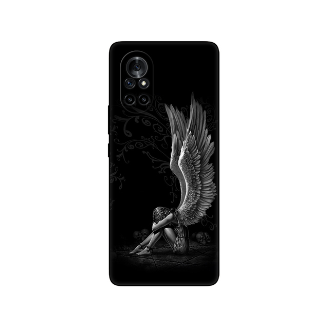 Huawei Nova 8 Case Nova8 5G 4G Back Cover For Huawei Nova 8 5G Phone Cases Soft Silicone TPU Fundas 6.57 inch black tpu case