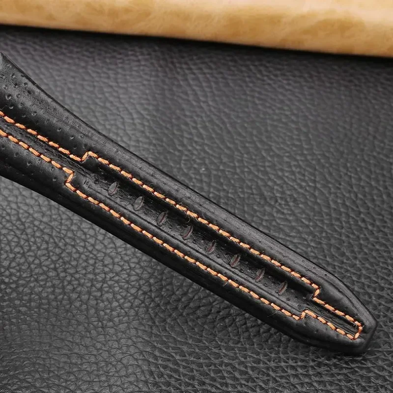 Genuine Leather Waterproof Sport Watch Strap - 15x27mm