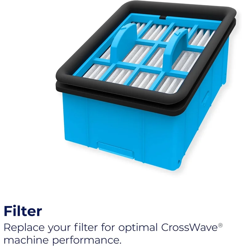Dxyue Brush Roll & Filter Kit For Bissell CrossWave – 2 Rollers, 2 HEPA Filters, 1 Brush