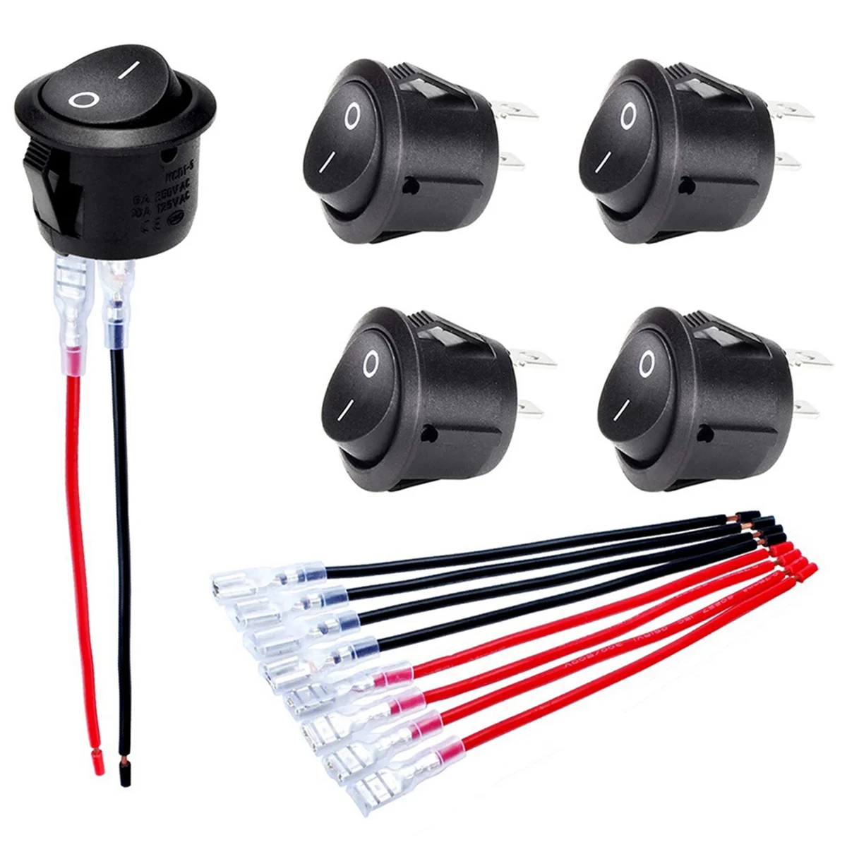 Mini 1 Uds/mano 10*15Mm Práctico Interruptor De Botón De Camión De Coche 2 Pines Interruptor Basculante Marino De Encendido/apagado Compra Barata En