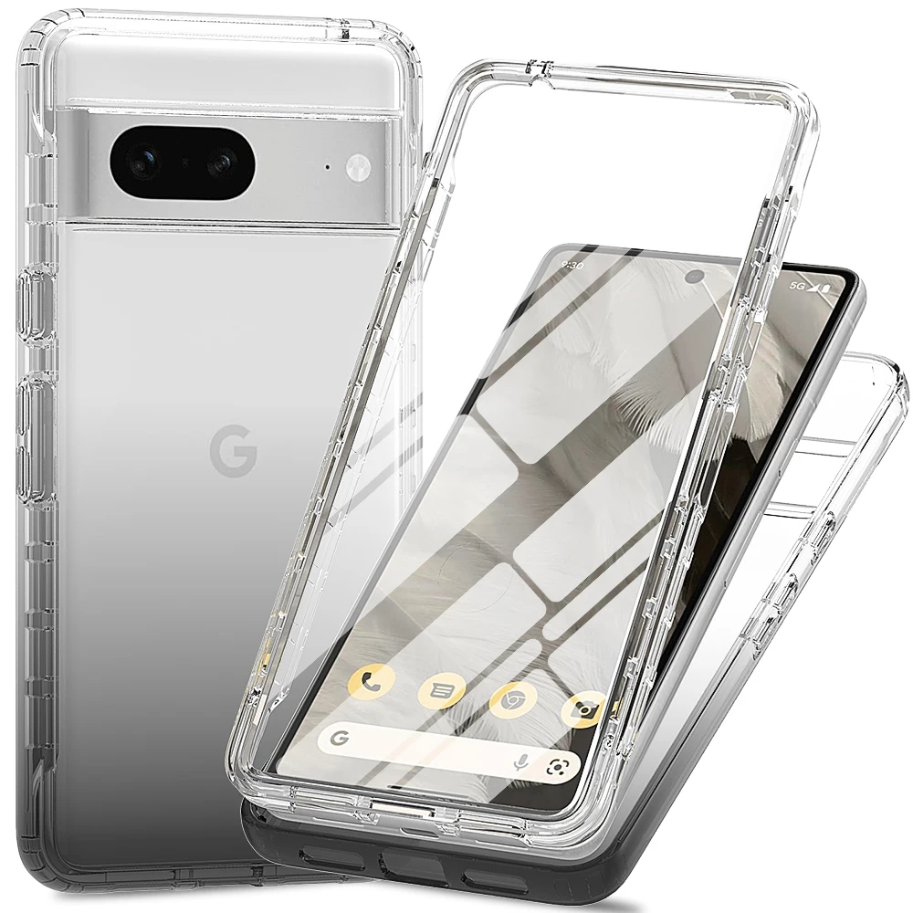 Candy Color 360° Shockproof Case with Screen Protector