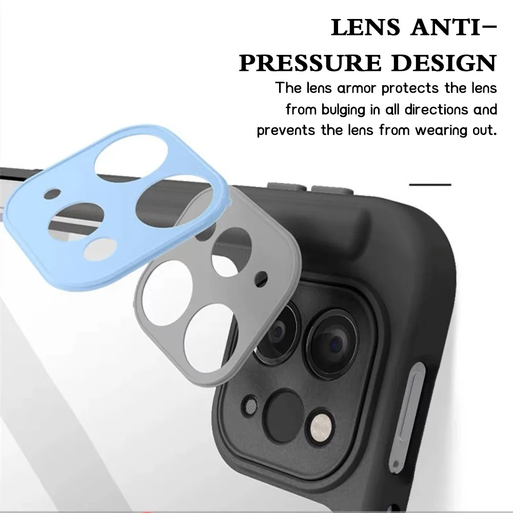 New Case For iPad Pro 13/11 M4 Air 11/13 M2 Cover Acrylic Transparent Table Case For IPad 10th 4/5/6/7/8/9th Pencil Holder Case 2