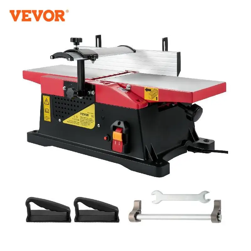 VEVORLargeBenchtopJointer6in1650WElectricWoodPlanner12000rpm