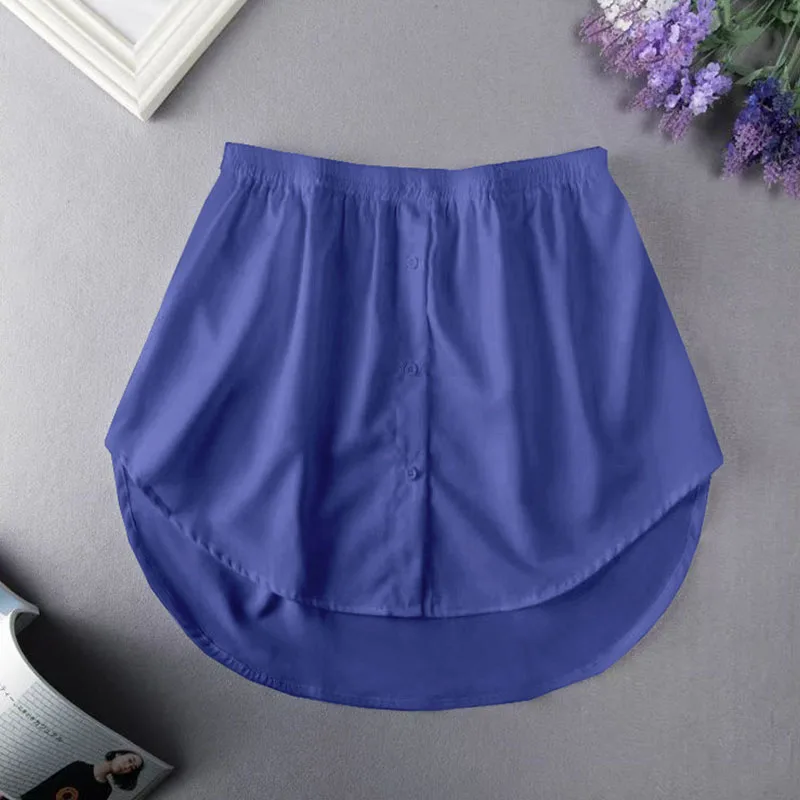 Extension de fausse chemise pour femmes, fausse chemise, Mini jupe
