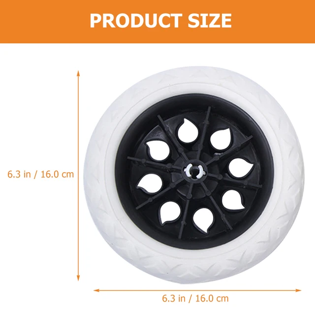 2Db Poggyászkocsi Görgőkerékek Nagyteljesítményű Kiegészítők Kocsi Pótlások Newel Oszlop Rögzítő Készlet Utazó Görgő - Image 6