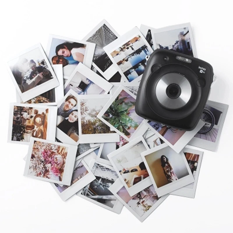 Fujifilm Instax Square White Edge Black Films Photo Paper (10-50 pcs) for Instax SQ10 SQ6 Instant Camera Share SP-3 Printer