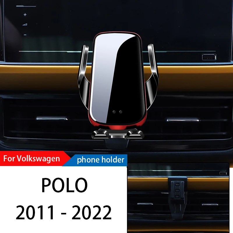 

Wireless Charger Car Phone Holder Mount Stand For Volkswagen POLO 11-22 Adjustable GPS Navigation Mobile Bracket Accessories