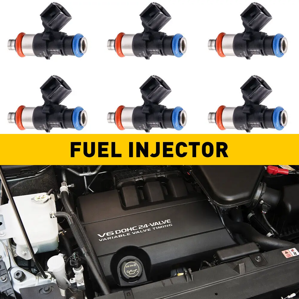 

Топливный инжектор 6x для 2007-2011 Ford Taurus Edge Flex Lincoln MKS MKX Mazda CX-9