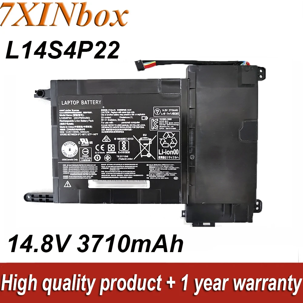 

Laptop Battery L14S4P22 L14M4P23 14.8V 60Wh For Lenovo IdeaPad Y701/Y700 Y700-14ISK 15ISK 15ACZ 15ISK-ISE 15ISK-IFI 17ISK Series