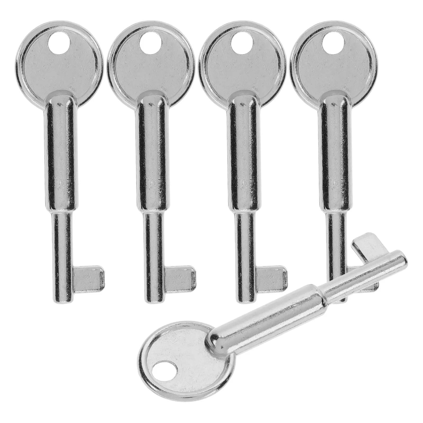 5 Pcs Emergency Stop Switch Key Replacement Stop Button Key Durable Metal Reset Key For Alarm Push Button Emergency Buttons Keys