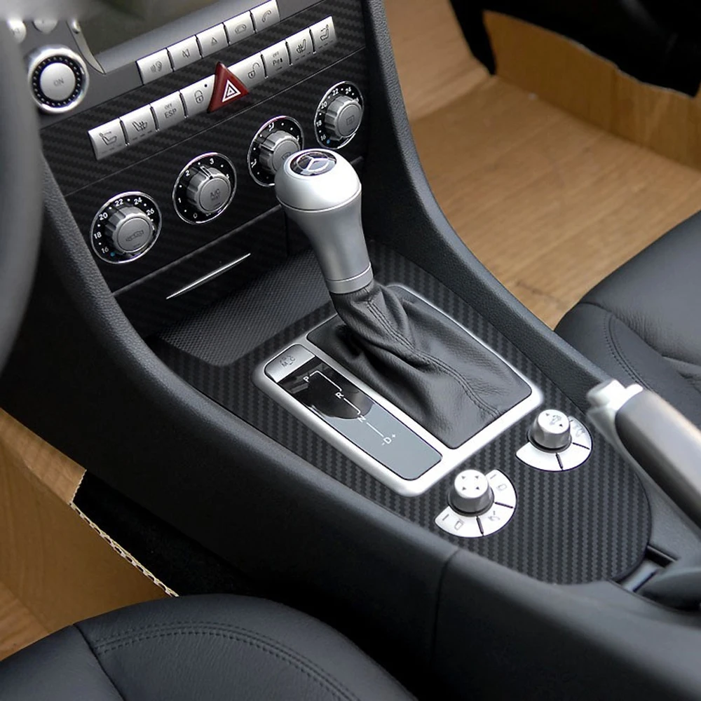 Carbon-fiber-decorative-sticker-suitable-for-Mercedes-Benz-SLK-R170 ...