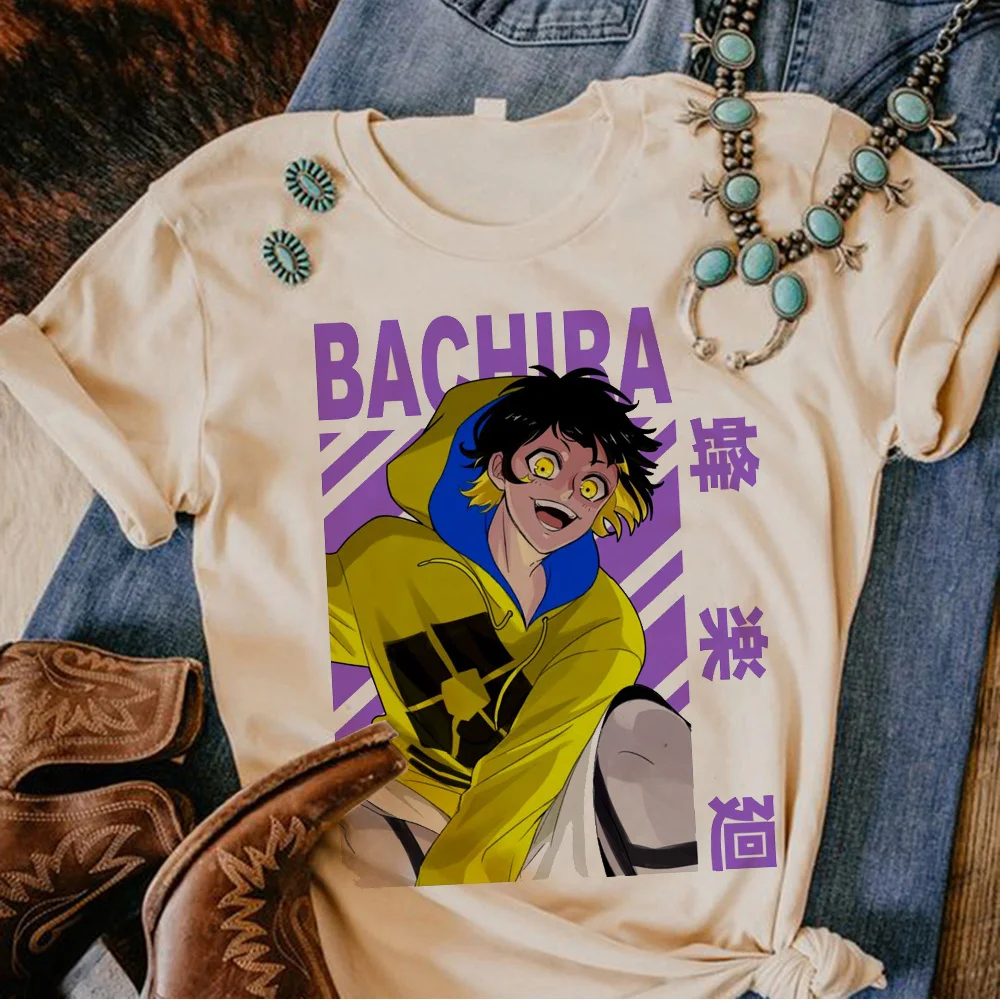 

Blue Lock Bluelock tshirt women Japanese graphic manga Tee female graphic clothing