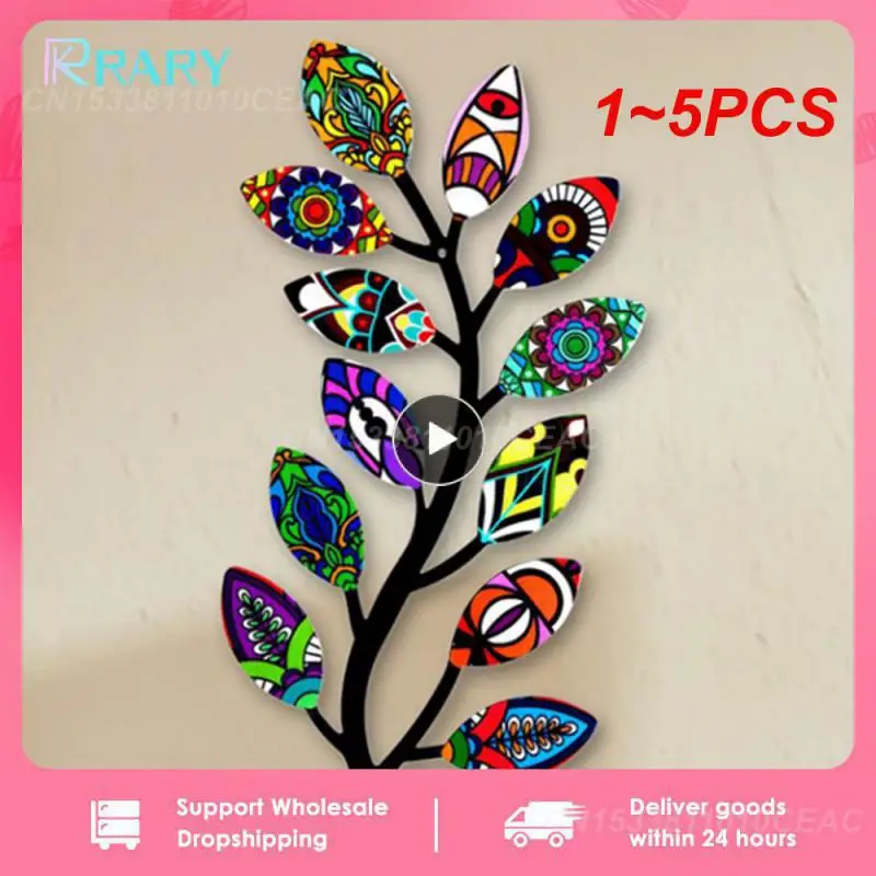 

1~5PCS Metal Tree Branch Wall Decor Iron Art Ornament for Bedroom Indoor Outdoor Patio Decorative Wall Decor Window Artwork