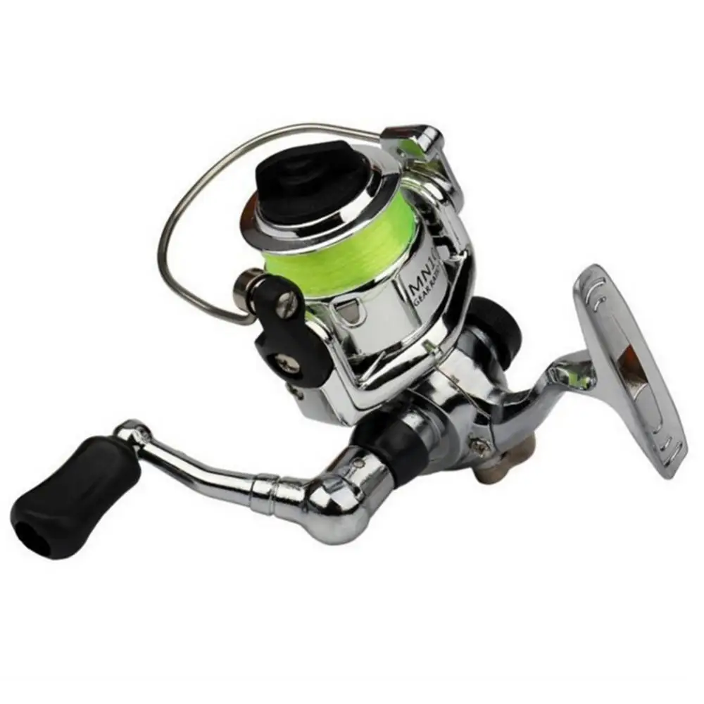Ball Bearings Mini Left Right Hand High Speed Spinning Fishing Reel Tackle Easy To Use Aluminium Alloy Easy To Carry 2+1