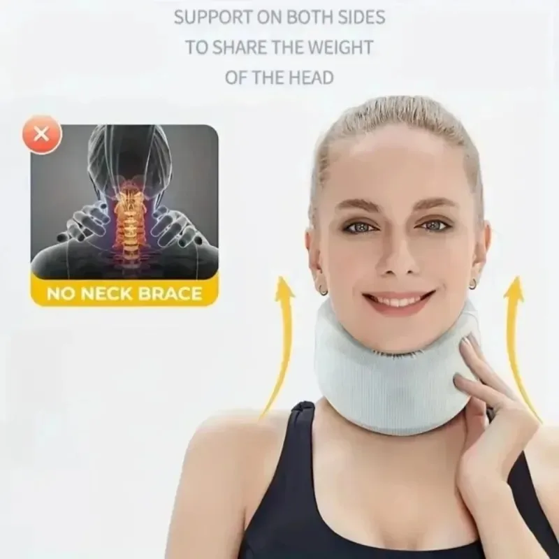 Adjustable Cervical Neck Support Sponge Protector for Sleep Relief