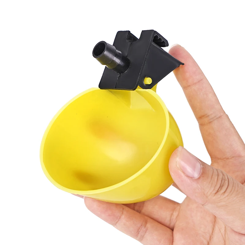5/10/20Pcs Automatic Poultry Bird Chicken Water Drinker Bowl Poultry Chicken Drinking Bowl 9.5mm Diameter Poultry Waterer 4