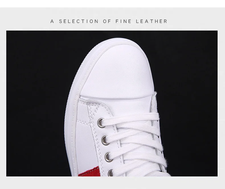 2023 Women's Genuine Leather Sneakers Women Casual Fashionable Sports Shoes Vulcanized White Flat Shoe Ladies White Sneakers