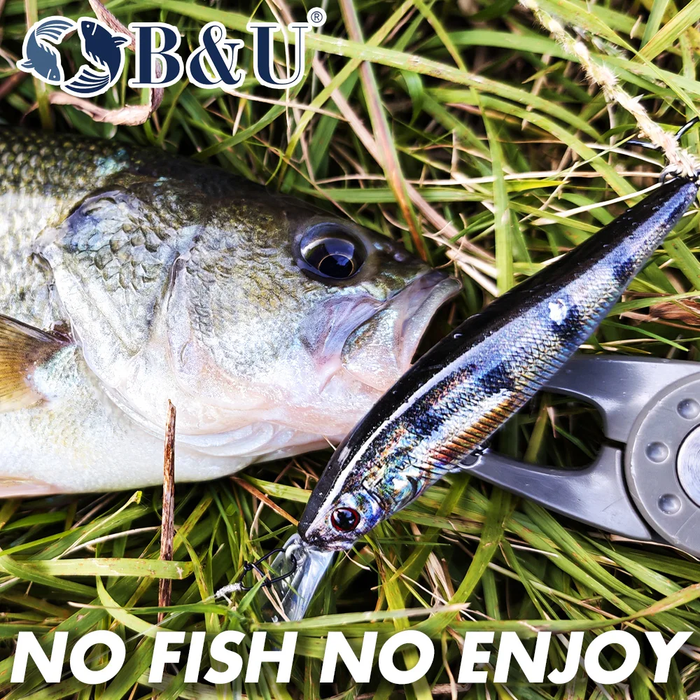 B&U Max 2,0 m langsam schwimmender Minnow-Angelköder Explorers SHAD Langwurf-Hartköder für Hechtbarsch Chub Jerkbait – Detail 3