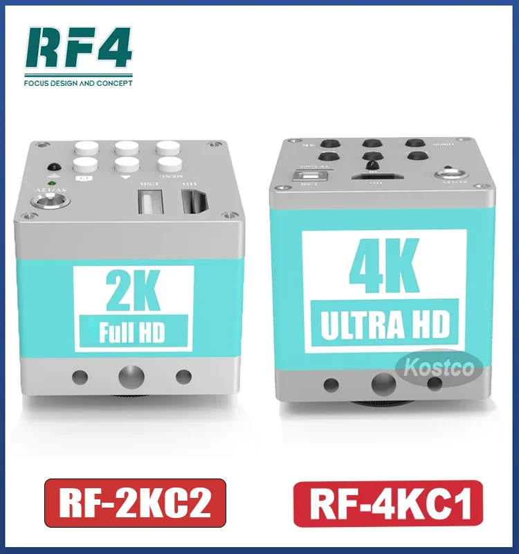 

RF4 RF-4KC1/RF-2KC1 Trinocular Eyepiece Microscope Camera High Resolution Multi-function Video for Phone Motherboard Repair Tool