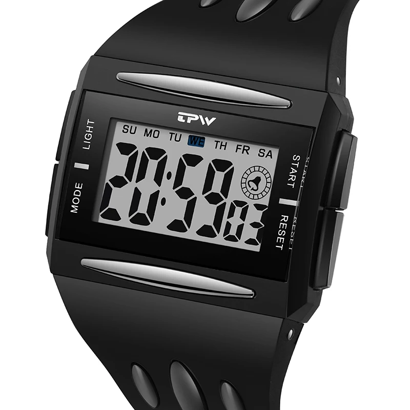 TPW  Digital Watch Big Numbers Easy to Read 5ATM Water Resistant General Size 2
