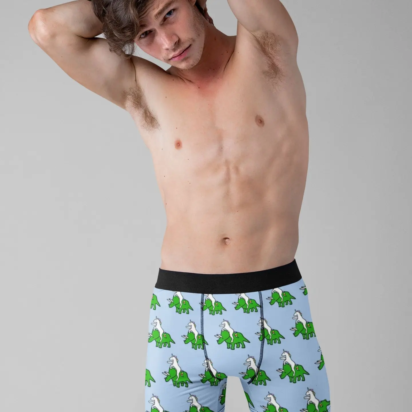 

Unicorn Underwear Classic Hot Customs Trunk Polyester Sublimation Men Boxer Brief