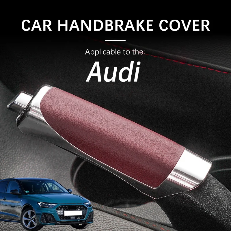 Car Handbrake Grip Protect Cover Styling Decor High Quality Smooth For Audi A1 Interior Accessory