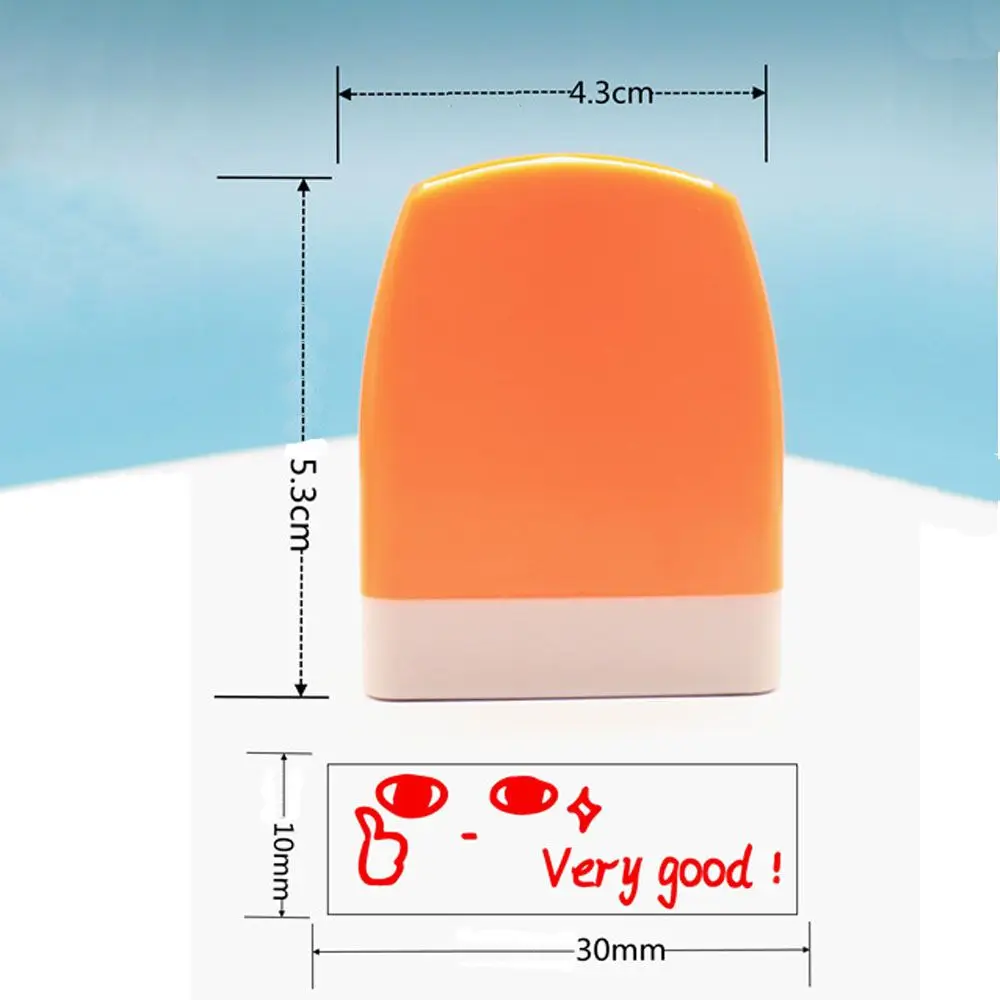 Encouragement Seals English Photosensitive Chapter English Commentary Stamp Comment Reward Kids Gifts Scrapbooking Decor