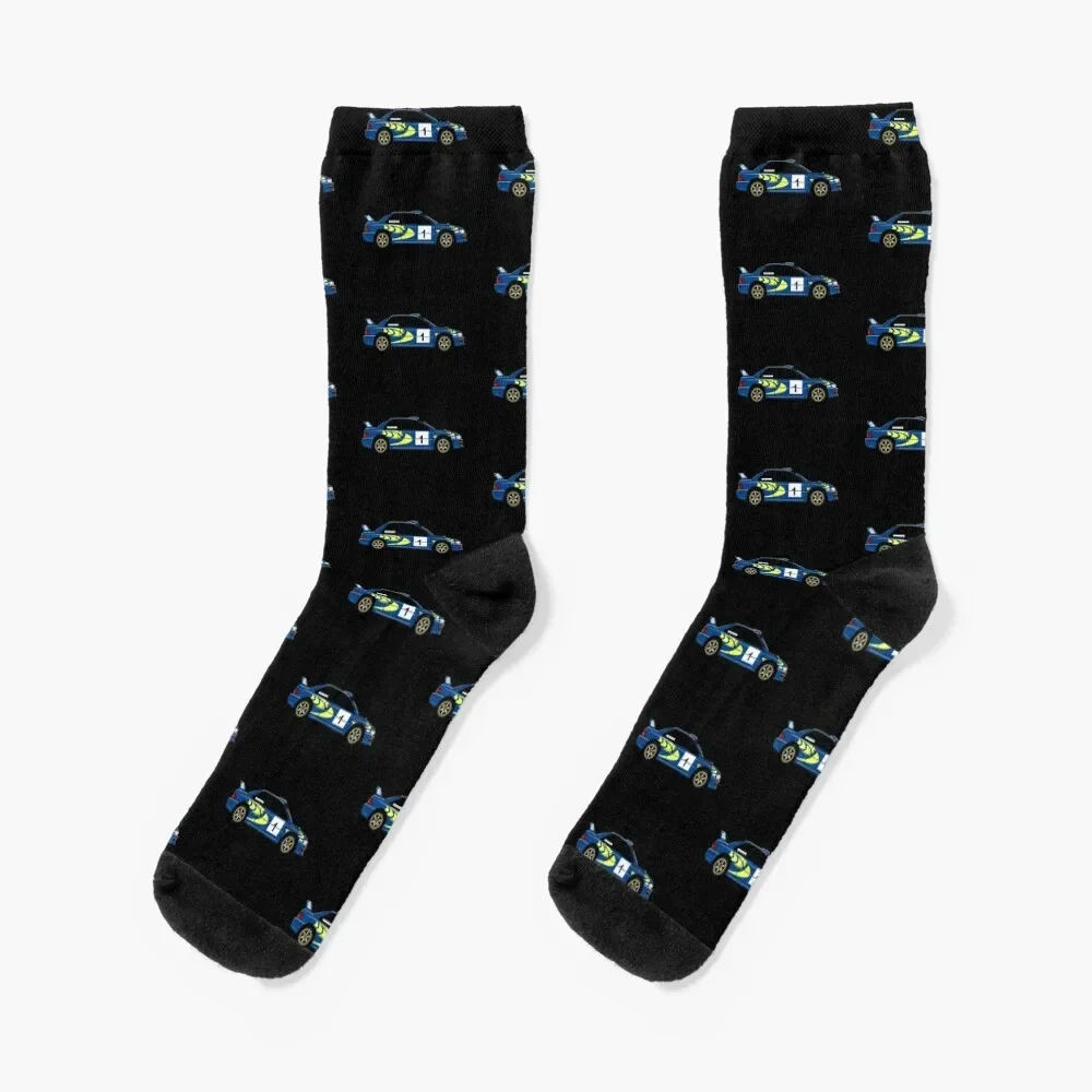 Impreza WRC Rally Car Socks happy hip hop retro Woman Socks Men's