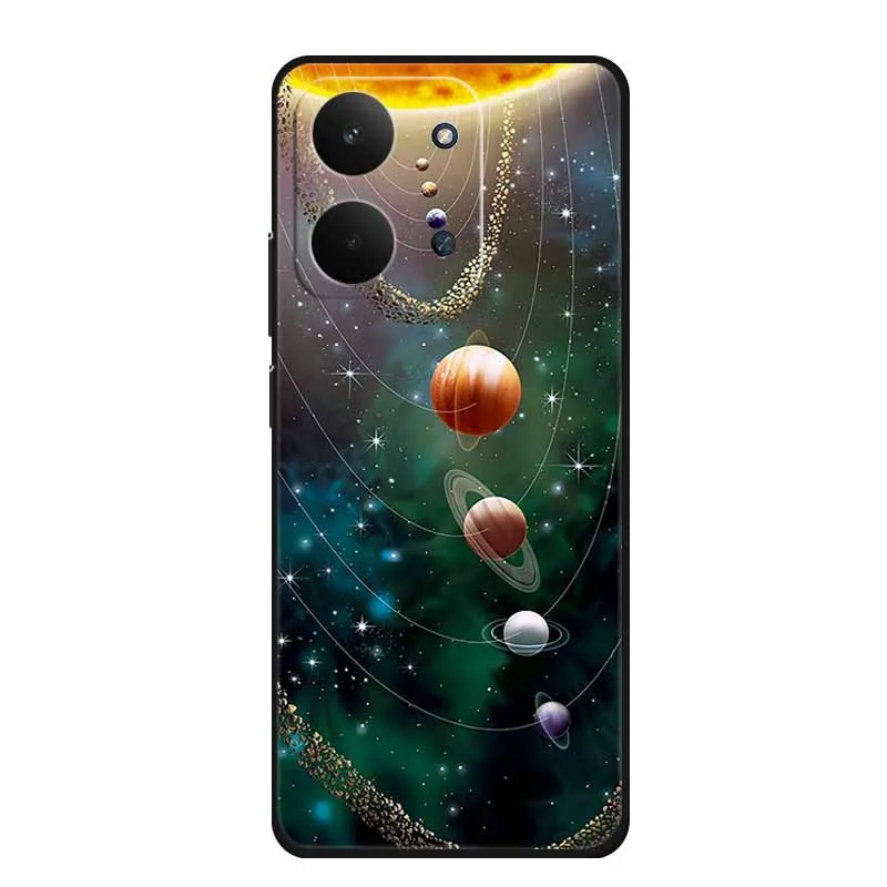 Sleek Black Silicone Soft TPU Phone Case - Protective Back Cover