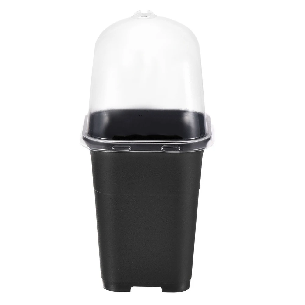 

Nursery Plant Pot 1 Pcs 150*120*250mm Black/White Breathable And Draining Plastic Sturdy And Waterproof Brand New