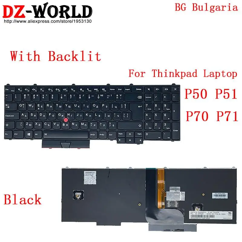 Tastiera Retroilluminata Belga Per Lenovo Thinkpad P50 P70 P51 P71 – Ricondizionata Garantita