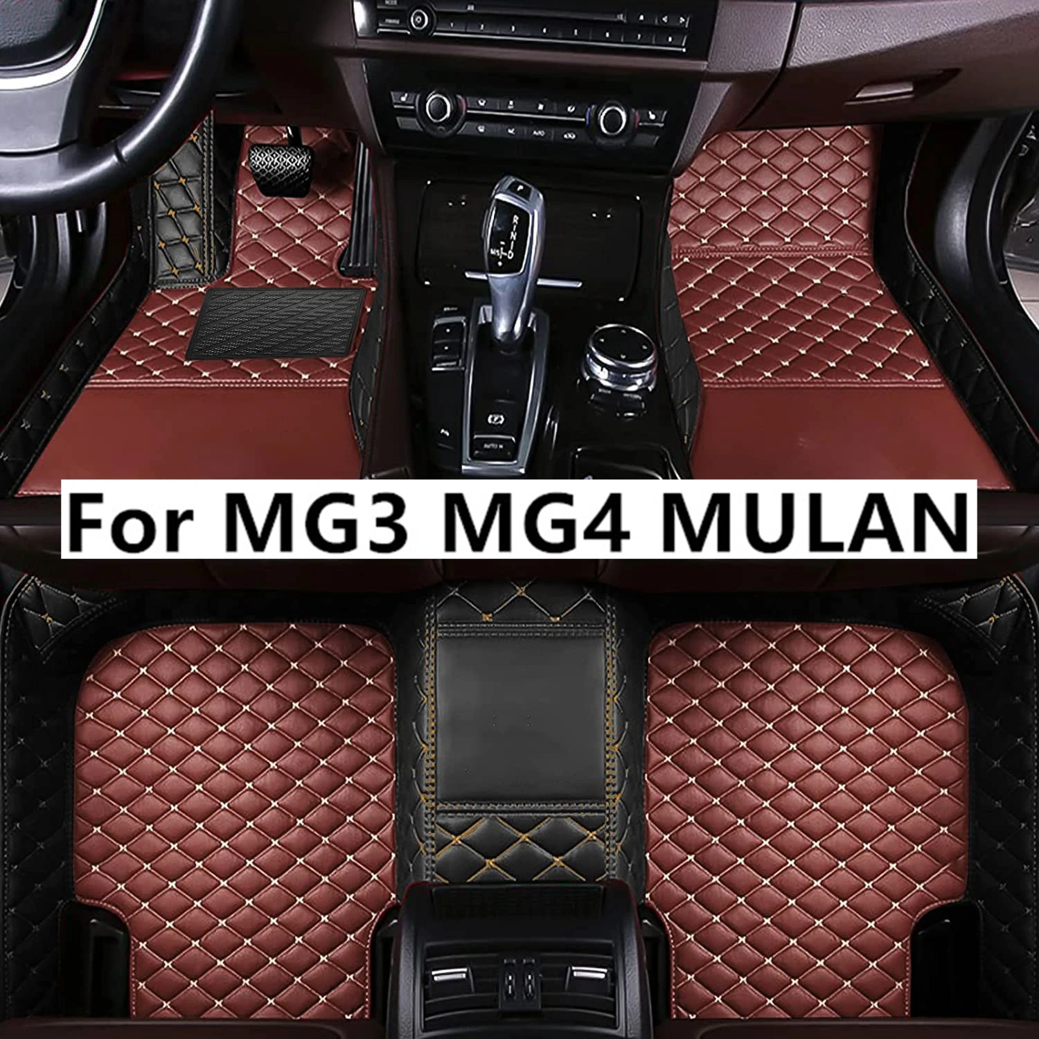 

Color Matching Custom Car Floor Mats For MG3 MG4 MULAN Auto Carpets Foot Coche Accessories