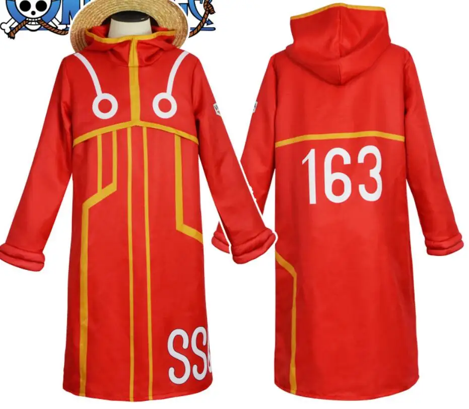 

Anime Cosplay Mens Cloak Hat Gloves Uniform Halloween Nico Luffy Law Chrismtas Outfit Adult Kids Cloak Suit
