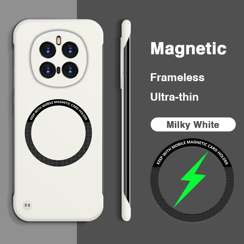 Frameless Magnetic Slim Hard PC Phone Case - Original Back Protection Cover
