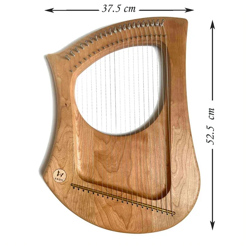 22 Strings Lyre Harp Luxury Rosewood Diatonic Scale Harps Portable Professional Lyre Music Performance Rare Stringed Instruments