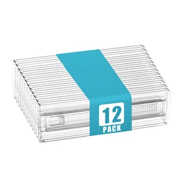 Expandable Drawer Divider Set - Versatile Organizers for Kitchen, Bedroom, and More (12pcs)