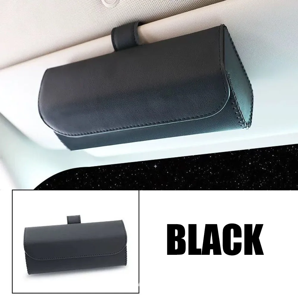 

1Pc 17x8x5.1cm PU Leather Car 11111111111222Holder New Glasses Case Holder Storage Box Universal Adjustment