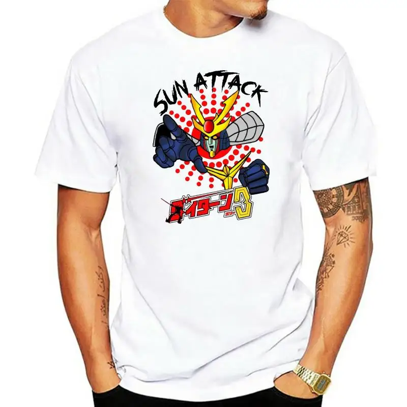 2022 Ultimi Uomini T Shirt Moda Daitarn 3 Sun Attack Super Robot Cartoon T-Shirt Per Uomo E Bambino T Shirt
