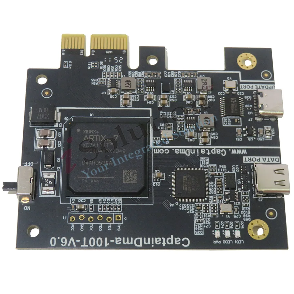 Thunderbolt DMAボード FPGA 100T CapDMA 100T-7th Factory Firmware DMA Board for Artix-7 FPGA