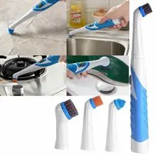 

4 in 1 Sonic Scrubber Electric Cleaning Brush House Help Kitchen Bathroom Car