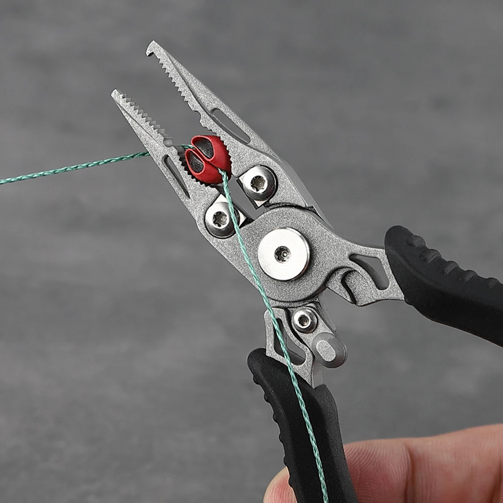Mini Fishing Line Cutter Pliers Stainless Steel Fishing Plier Scissor  Comfortable Grip Self-locking Buckle Fishing Tackle Tool