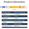 PH ORP Replacement Probe Aquarium Hydroponic Laboratory PH Meter Electrode Oxidation-Reduction Potential Test BNC Q9 Connector 6