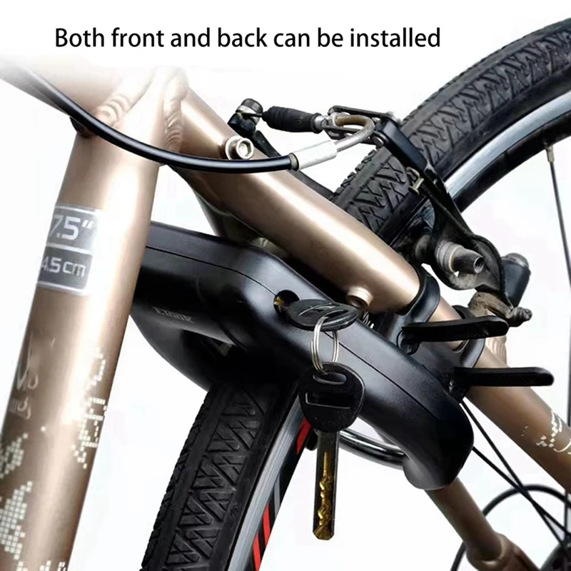 Bike Lock General Bicycle Horseshoe Claws Anti-Theft Lock Password Road MTB Bicycle Locks Outdoor Accessorie 2X