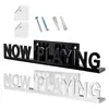 Acrylic Record Shelf Wall Mount Now Playing Wall Mount DVDs Record Display Stand Vinyl Record Shelf For Albums Home Accessories 1