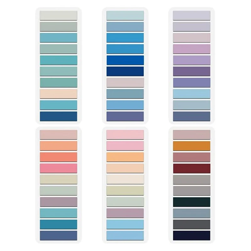 

60PCS/set Waterproof Loose-leaf Label Sticky Notes Index Flags Tab Strip School Office DIY Stationery Supplies Индекс Подписания