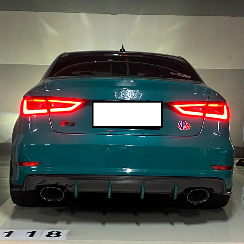 Oval Exhaust Tip For Audi A3 A4 A5 A6 A7 Up RS3 RS4 RS5 RS6 RS7 Look Tailpipe Nozzle Exhaust System Satinless Steel Muffler Tip