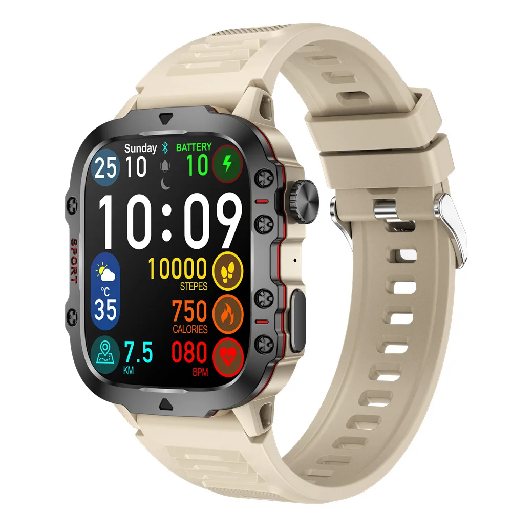 QX11-smart watch popular discounts outdoor sports watch Bluetooth call, heart rate blood oxygen,  with encoder,  life waterproof