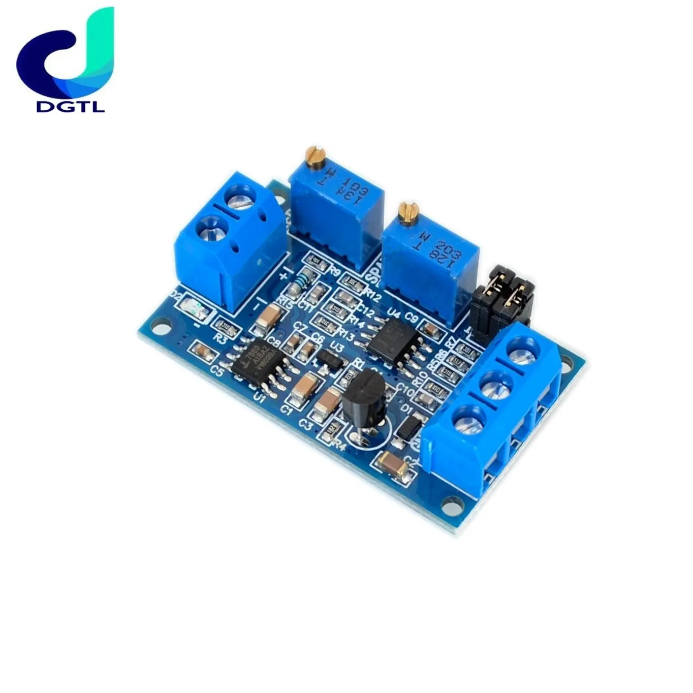 

Current To Voltage Module 0 / 4-20mA To 0-3.3V5V10V Voltage Transmitter Signal Converter